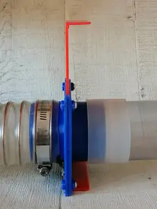 63mm / 2½" Sliding Blade Non-Clog Blast Gate for Workshop Dust Extraction Network