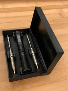 TS80P case for soldering iron base and two tips