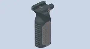 Shade Vertical Foregrip; Slim-Top-Version for low-profile Picatinny rails