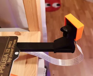 Prusa MK3 camera holder for Raspberry Pi v2 camera