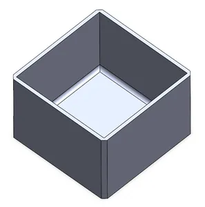 1x1 Flat Bottomed Modular Drawer Organizer