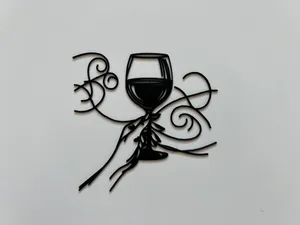 Glass Of Wine Wall Art #4