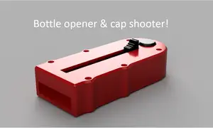 Bottle opener & cap shooter