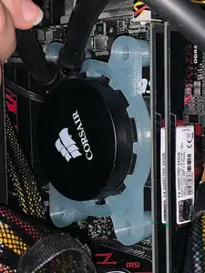 AM4 Bracket Adapter for Corsair AIO CPU Liquid Cooler Heatsink - USES EXISTING AM4 BACKPLANE & SCREWS