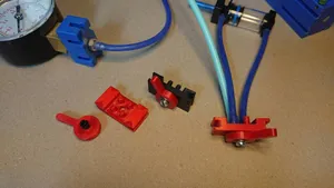 4/2-way pneumatic valve for fischertechnik