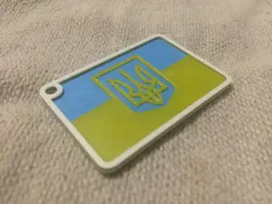 Pendant "Flags of the World" - Ukraine (without MMU)