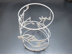 Santa sleigh napkin ring / table decoration / Christmas tree ornament