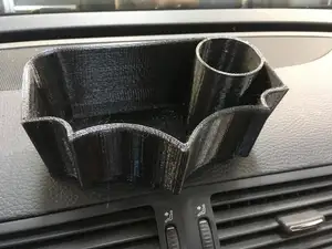 VW Passat B6 middle compartment flash light holder