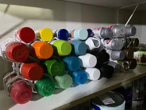 Modular Spray Paint Can Organizer