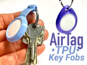 AirTag TPU Keychain Case/Fob w/ Engraving
