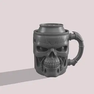 T-800 Skull Can Holder