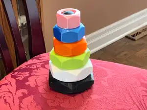 Nuts & Bolt Baby Stacking Toy (Montessori Style)
