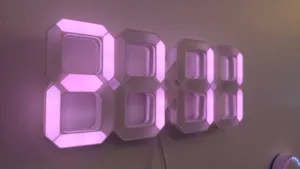 Yet another LED digital clock with WS2812B-LEDs...