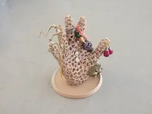 Jewelry and Keys Hand Holder Hanger Stand with Base