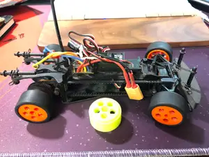 HPI Micro RS4 Front and Rear Wheels for D Compound Tires