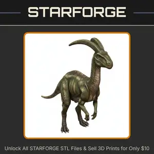 28mm Allosaurus Dinosaur Realistic Anatomical Detail Sculpt StarForge Kits 3D Print STL File