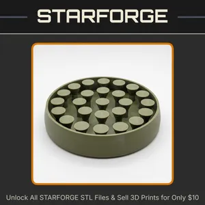 Anti-Drowning Water Bowl for Reptiles and Small Pets StarForge Kits 3D Print STL File