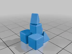 28mm DND Ancient Magical Rune Pyramid Stone StarForge Kits 3D Print STL File