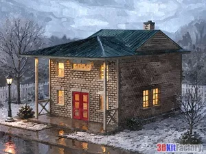HO Scale 2 Story House – 3D Printable Model by 3D Kit Factory
