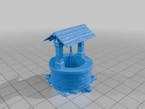28mm DND Rustic Village Tavern Magical Water Well StarForge Kits 3D Print STL File