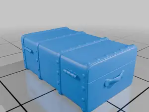 28mm Fantasy Mini Miniature Suitcase Harry Potter Inspired for DND Tabletop Wargame Terrain StarForge Kits 3D Print STL File