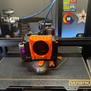 K2 Satsana Dual Stock Blower Fan Duct Shroud - Ender 3v2 with CRTouch