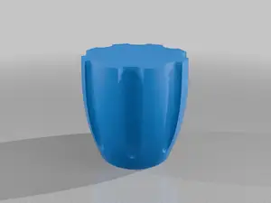Fluted Cylinder Planter with Deep Grooves for Modern Decor Vase Mode StarForge Kits 3D Print STL File
