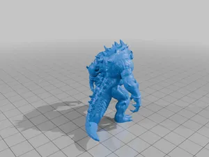 28mm Powerful Dinosaur Monster Spiked Beast Fantasy Creature StarForge Kits 3D Print STL File