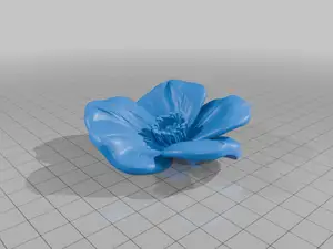 Elegant Metallic Flower Decor for Modern Home Design StarForge Kits 3D Print STL File