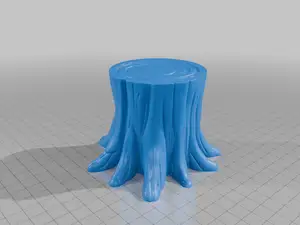 Tree Stump Themed Pet Hideaway for Reptiles and Small Animals StarForge Kits 3D Print STL File