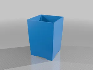 Modern Tall Planter for Bonsai and Greenery StarForge Kits 3D Print STL File