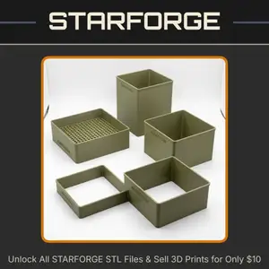 Comprehensive Sizes Preroll Filling Machine for Use with Vibrating Table StarForge Kits 3D Print STL File