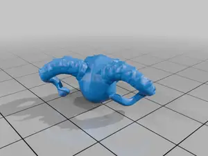28mm Sci-Fi Animal Skull for Wilderness Settings StarForge Kits 3D Print STL File