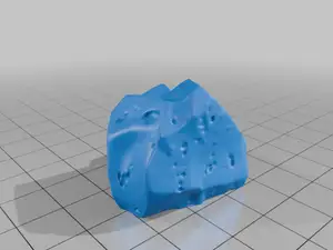 28mm DND Chunky Boulder Textured Rock Formation Terrain StarForge Kits 3D Print STL File