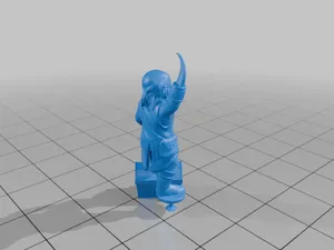 28mm DND One-Eyed Pirate Gnome with Hook Hands Fantasy Miniature StarForge Kits 3D Print STL File