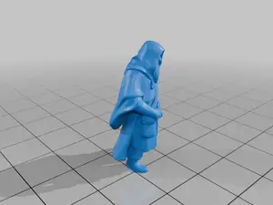 28mm DND Wise Old Medicine Sage Fantasy Miniature StarForge Kits 3D Print STL File