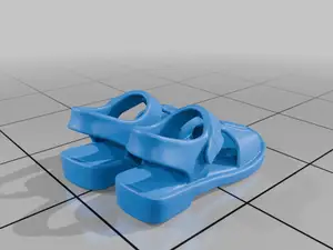 1/24 Scale Car Model Casual Sandals for Realistic Dioramas StarForge Kits 3D Print STL File