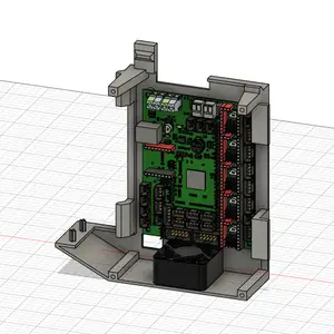 Ender 3 V2 Front Electronics Case for Bigtreetech SKR2 - Left Side Only Remix