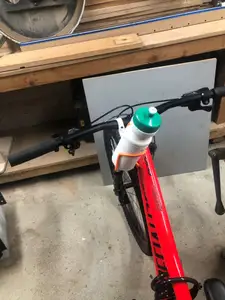 Water Bottle Mount for Bike Handle Bars