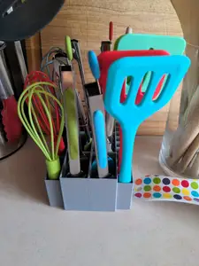 Small Kitchen Spatula, Whisk, Tong holder