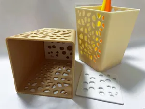 toothbrush cup with evaporating bottom