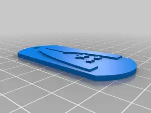 Engraved Mass Effect Alliance Dog Tag
