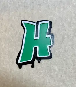 Graffiti Alphabet - Letter 'H'