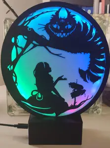 Alice in wonderland led lamp