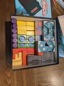 For Science board game box insert/organizer - sleeved cards