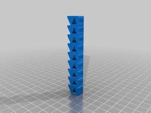 PLA Temperature Calibration Tower
