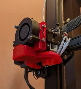 Ender 3 S1 Twin Jet 5015 Fan Duct