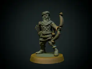 Saracen archer 28mm (supportless, FDM friendly)