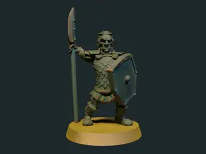 Hobgoblin halberdier/spearman 28mm (No supports needed)