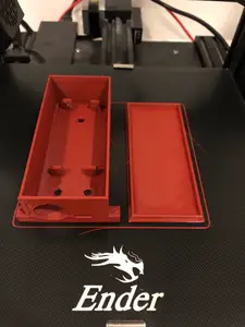 Box for 18650 batteries with switch